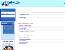 Tablet Screenshot of help.travelstay.com